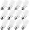 Luxrite A15 LED Light Bulbs 7W (40W Equivalent) 600LM 3000K Soft White Dimmable E26 Base 12-Pack LR21351-12PK